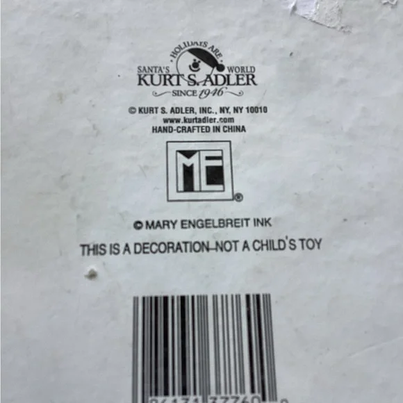 Mary Engelbreit🌺 Kurt S Adler Christmas Ornament Set. - Picture 10 of 16